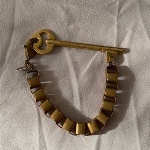 Brass Key Bracelet